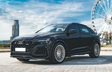 audi rsq8 sq8 q8 agluxury wheels agl63 monoblock brushed face polished forged custom concave forgiato 22in 22inch vellano vossen