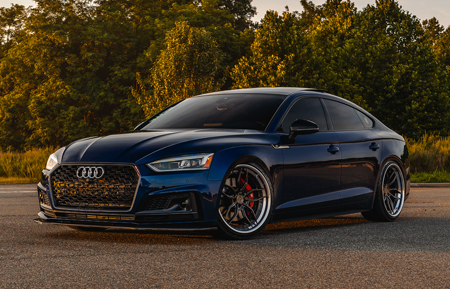 split five spoke polished black chrome avant garde agwheels wheel rims rim tire tires wheels agluxury luxury coupe agl64 audi s5 sportback