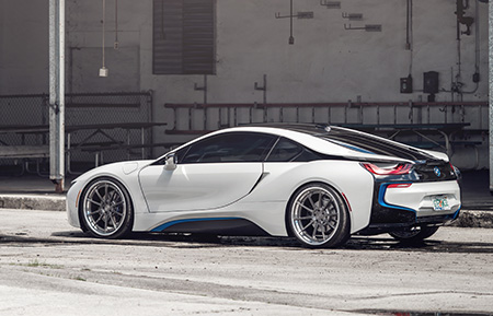 bmw i8 forged wheels concave brushed gunmetal grigio agl31