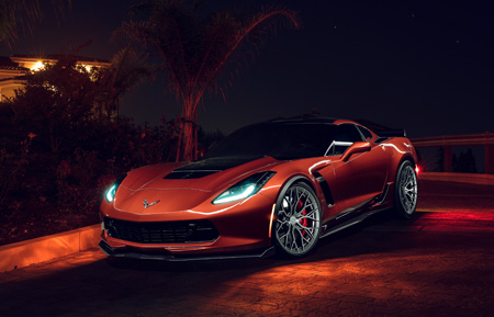 agluxury luxury agl43 forged monoblock orange chevy chevrolet corvette z06 grand sport avant garde agwheels wheels wheel rim split ten spoke 20inch 21inch staggered gloss anthracite