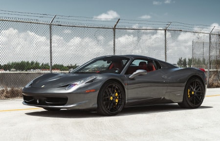 agluxury agl35nd agl35-nd ferrari 458 nondirectional agluxury luxury rim rims wheel wheels monoblock 7 seven spoke gloss black 21inch 22inch 21s 21 22s 22 staggered concave