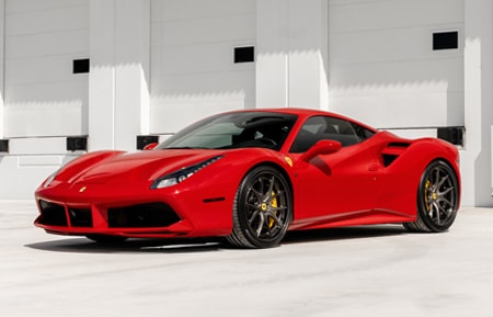 agluxury wheels avant garde agwheels agl23 brushed grigio face carbon fiber lip ferrari f488 gtb ferrari usa machined for oe centercap spec3 three piece 3piece 21inch 21 21s 22s 22 22inch hre vossen adv.1 adv1 anrky forgiato