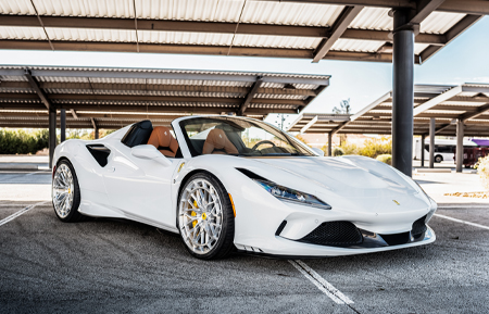 ferrari f8 spyder 488 gtb 458 italia avant garde agwheels agluxury luxury rims wheel rim wheels agl80 monoblock five spoke split mbrushed concave 21inch 22inch inch