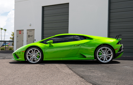 lamborghini huracan evo performante aventador urus 20 21 inch 21in 20in staggered forged monoblock concave multi spoke split five wheels rims brushed clear vossen rotiform velos velgen adv1 al13 anrky mvforged luxury car cars scottsdale arizona partsscore parts score