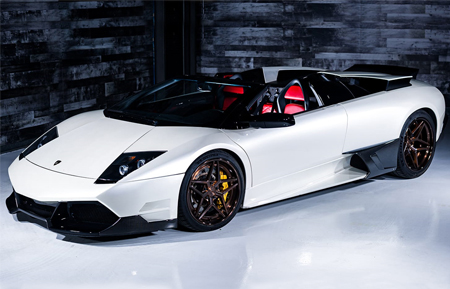 white lamborghini murcielago lp640 polished matte brushed man bronze monaco manbronze forged concave staggered wheels