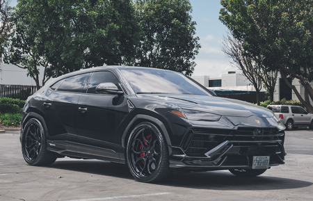 agluxury wheels agl46 spec3 gloss black carbon face gloss black lip hidden arp custom bespoke rims stance lamobrghini urus performante 23in 24in staggered rotiform vossen forgiato 1886 anrky hre