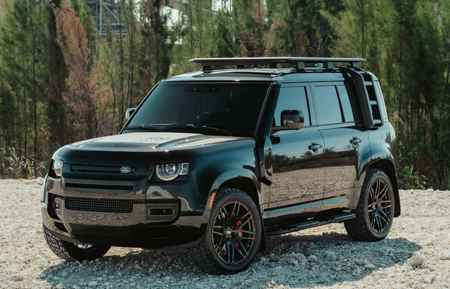 agwheels agluxury agluxurywheels ag luxury wheels wheel avant garde avantgardewheels avantgarde agl44 monoblock split 8spoke 8 spoke gloss black land rover defender suv full size truck concave forged forge machined for centercap oe oem