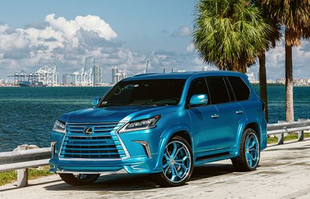 lexus lx 570 lx570 forged concave custom blue brushed wheels split five spoke spec2 agl37 agluxury wheels