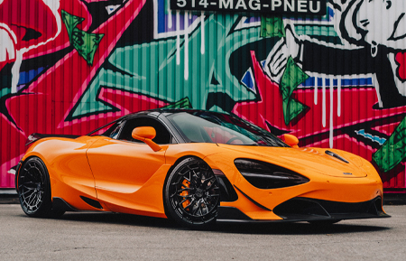 mclaren 720s 720 avant garde agwheels agluxury luxury rims wheel rim wheels agl80 monoblock five spoke split gloss black concave 21inch 22inch inch