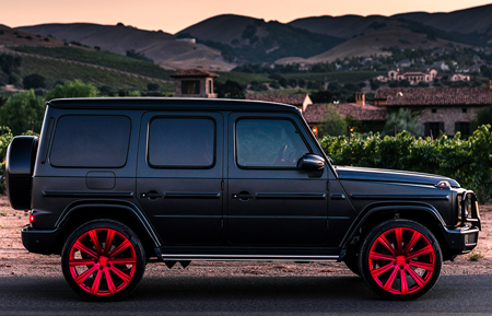 agluxury wheels agl-vanguard gloss machined candy red custom concave monoblock flow form rotary forged ten spoke luxury range rover sport supercharged 24in 24inch vossen forgiato anrky xoluxury vellano