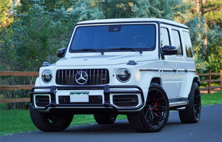 mercedes g63 amg gwagen agwheels agluxury luxury avant garde wheels wheel rim rims wagen wagon agl40 duoblock duo block gloss black polish ring