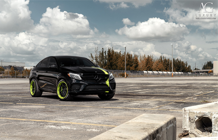 mercedes benz gle43 amg agluxury wheels forged spec3 concave matte black lime green wheels 20s 20inch 20 21inch 21s 21 concave custom rim rims tire tires custom vossen vorsteiner hre adv.1 anrky forgiato forged