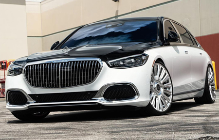 mercedes benz gls600 maybach gls 550 gls550 s580 agl77 agluxury wheels two tone gloss black polished top face  full face brushed clear wheel rims concave forged wheels vossen vellano adv1 al13 esrforged mvforged hre forgiato brixton