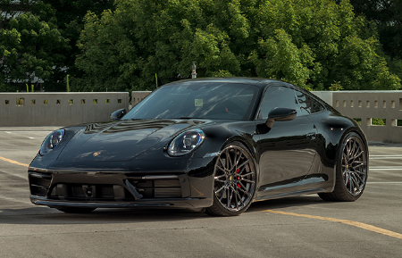agluxury wheels agl58 polished black chrome custom concave forged monoblock bespoke rims mesh multi spoke 20in staggered porsche 992 911 carrera vossen forigato vellano rotiform
