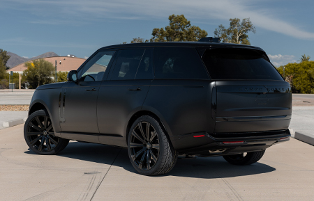 2022 land rover range rover agluxury wheels aglvanguard vanguard 24in 24in custom monoblock flow form rotary forged concave 10 spoke gloss black vossen forgiato mvforged al13 brixton vellano hre