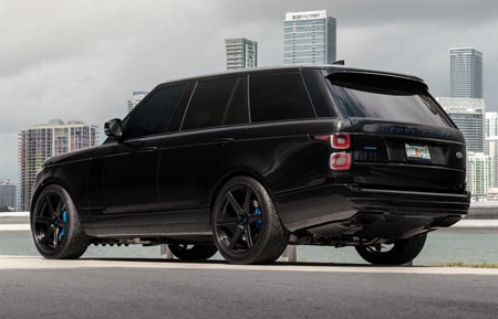 agl22 range rover hse black gloss 22inch 22in concave custom forged monoblock agluxury wheels rims miami mccustoms