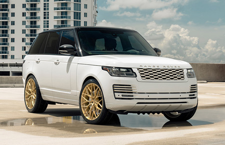 agluxury wheels ag luxury agwheels avant garde wheel range rover hse forged wheels agl43 monoblock matte brushed radiant gold 24s 24 24inch custom concave  mesh land mccustoms miami mc customs
