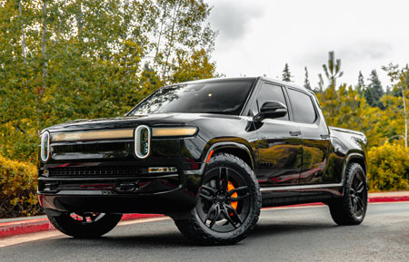agluxury wheels agl64 aero flange 22in 22inch rivian r1t r1s forged concave wheels matte black hre vossen vellano forgiato rims
