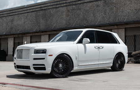 agluxury wheels agl65 matte black custom concave forged wheels monoblock rolls-royce cullinan suv 24inch 24in vossen forgiato anrky adv.1 vellano