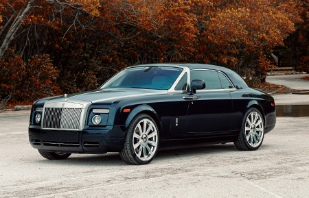 rolls royce wraith custom forged wheels agl11 gloss black