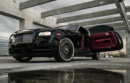 agluxury wheels agl45 monoblock rolls-royce wraith black 24in 24inch mccustoms miami custom concave forged rims anrky vossen forgiato
