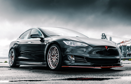 tesla model s agluxury agl10 3 piece forged polished smoke mirror chrome step lip rotiform velano hre vossen forge 3piece multipiece multi spoke  mesh