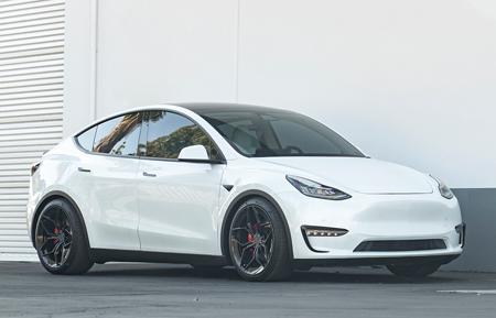 agluxury wheels aero56 aero.56 flange 21in 21inch tesla model y forged concave wheels gloss black hre vossen vellano forgiato rims