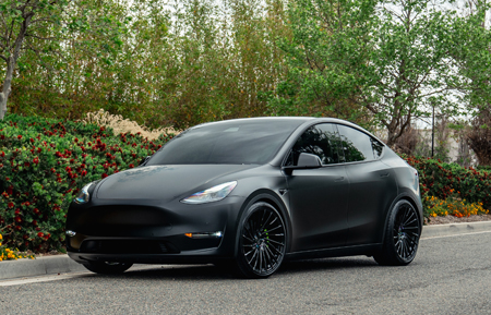 agluxury wheels agl54 22in 22inch tesla model y forged concave wheels gloss black hre vossen vellano forgiato rims