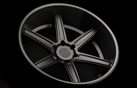agl22 carbon fiber ford raptor forged wheels matte black