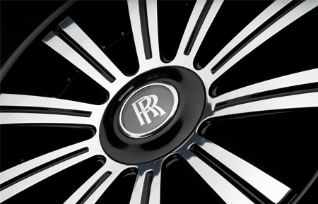 rolls royce phantom 24 inch polished forged monoblock concave black wheels