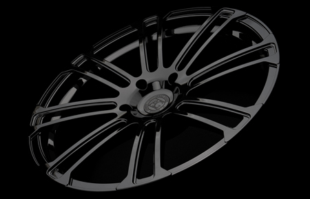agl14 custom forged monoblock concave wheels gloss black