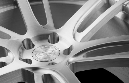 agluxury wheels agl18 monoblock brushed clear rims custom concave forged directional five spoke forgiato vossen rotiform dodge viper acr