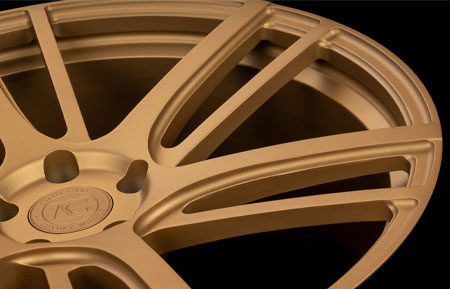 agluxury wheels agl18 matte prismatic gold monoblock rims custom concave forged directional five spoke forgiato vossen rotiform