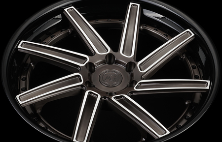 agluxury agl22-8d spec 3 brushed candy black gloss black lip 24in 24inch vossen forgiato vellano suv 8 spoke