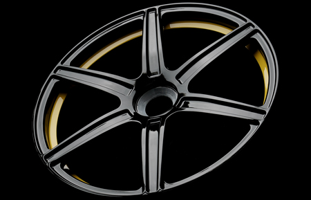 agl22 gloss black porsche yellow register monoblock centerlock agluxury race forged wheel 6spoke 6 spoke porsche carrera gt3rs gt3 gt2