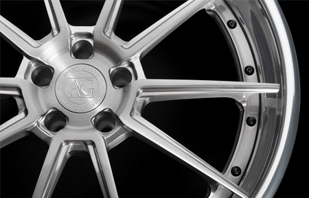 agl31 agluxury luxury wheels spec 3 brushed grigio polished lip wheel rims range rover land rover concave forged wheels matte black vossen vellano adv1 spec3