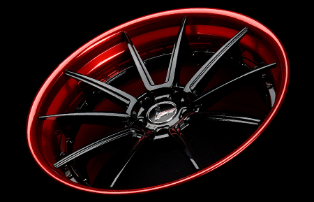 agl31 agluxury luxury wheels spec 3 gloss black polished candy red c8 corvette wheel rims concave forged wheels vossen vellano adv1 spec3