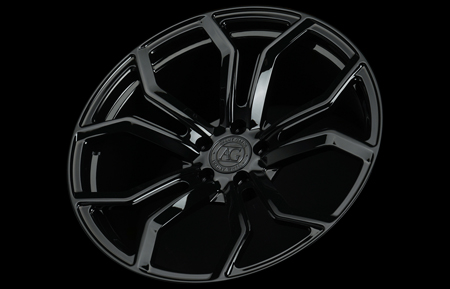 agl37 gloss black monoblock custom forged wheels