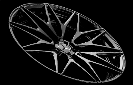 agl40 monoblock concave forged wheels gloss black mercedes benz mercedes-benz