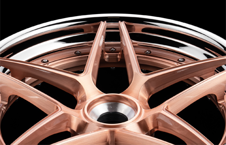 agluxury wheels agl42 spec3 brushed rose gold chrome lip custom concave forged bespoke rims adv1 anrky vossen forgiato rotiform