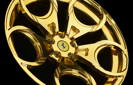 agluxury wheels agl46 monoblock polished gold bullion 14kt 24kt custom bespoke concave forged three piece rims rotiform vossen hre vellano forgiato