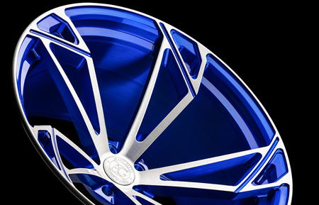 agluxury wheels agl47 monoblock super deep brushed face electron blue custom concave forged three piece bespoke rims deep dish directional rotiform vossen forgiato brixton