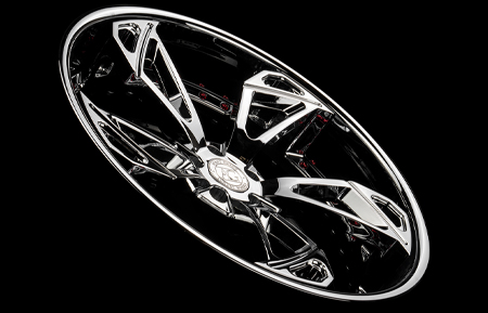 agluxury wheels agl47 spec2 full chrome custom concave forged three piece bespoke rims deep dish directional rotiform vossen forgiato brixton