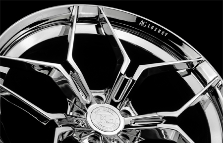 agluxury wheels agl56 chrome monoblock custom concave forged rims supercar exotic vellano hre rotiform adv.1 vossen