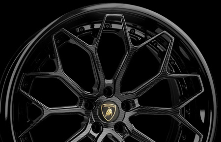 agluxury wheels agl61 spec3 carbon face gloss black custom concave forged bespoke rims lamborghini vossen vellano adv1 forgiato velos designwerks