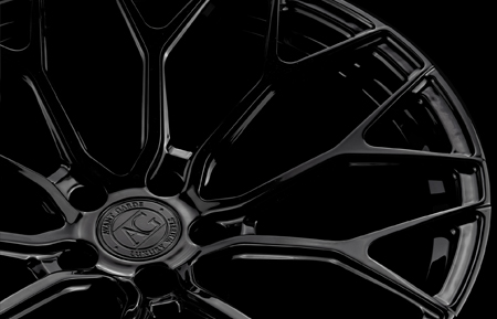 agluxury wheels agl61 monoblock gloss black custom concave forged bespoke rims lamborghini vossen vellano adv1 forgiato velos designwerks