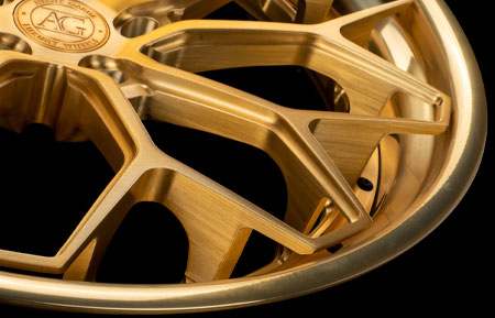 agluxury wheels agl61 brushed anodized gold spec3 lip custom concave forged bespoke rims vossen vellano adv1 forgiato velos designwerks