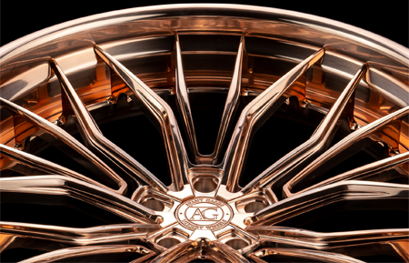 agluxury wheels agl67 spec3 polished copper custom concave forged bespoke rims vossen vellano adv1 forgiato velos designwerks
