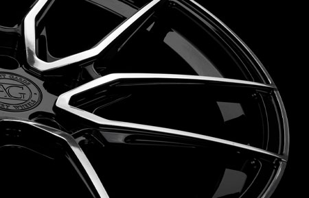 agluxury wheels agl68 gloss black polished face custom concave forged bespoke rims vossen vellano adv1 forgiato velos designwerks