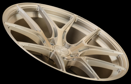 agluxury wheels agl75 gloss brush brushed champagne monoblock mono forged concave wheels custom 24in 24inch brixton al13 mvforged vossen hre anrky rotiform split spoke ferrari 488 f8 tributo 458 360